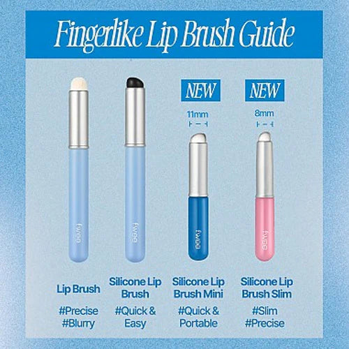 [Brocha de silicona] Fwee Fingerlike Silicone Lip Brush Slim 13g