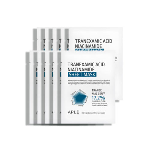 [Mascarillas faciales] APLB Tranexamic Acid Niacinamide Sheet Mask (10ea)
