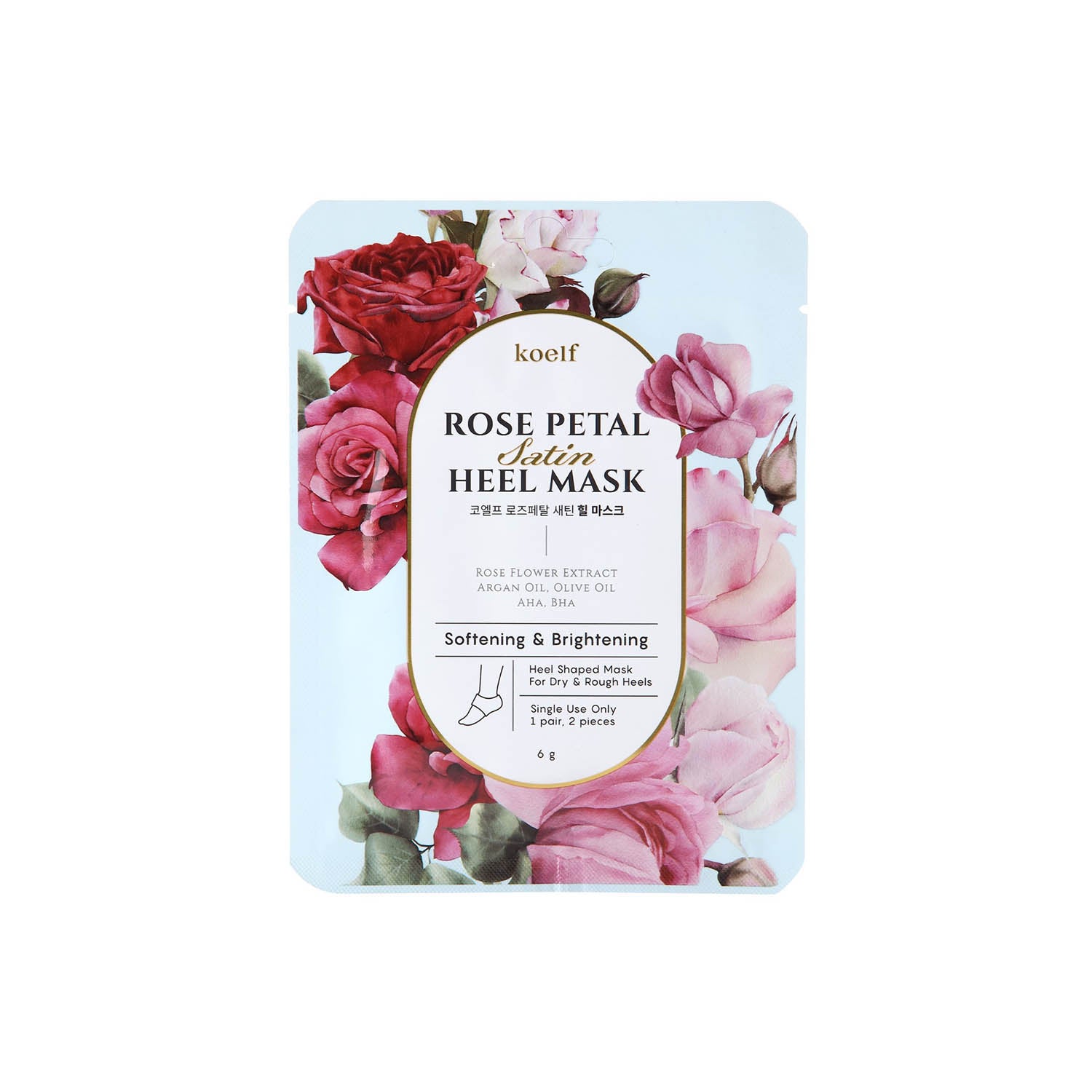 [Mascarilla facial] KOELF Rose Petal Heel Mask (1ea)
