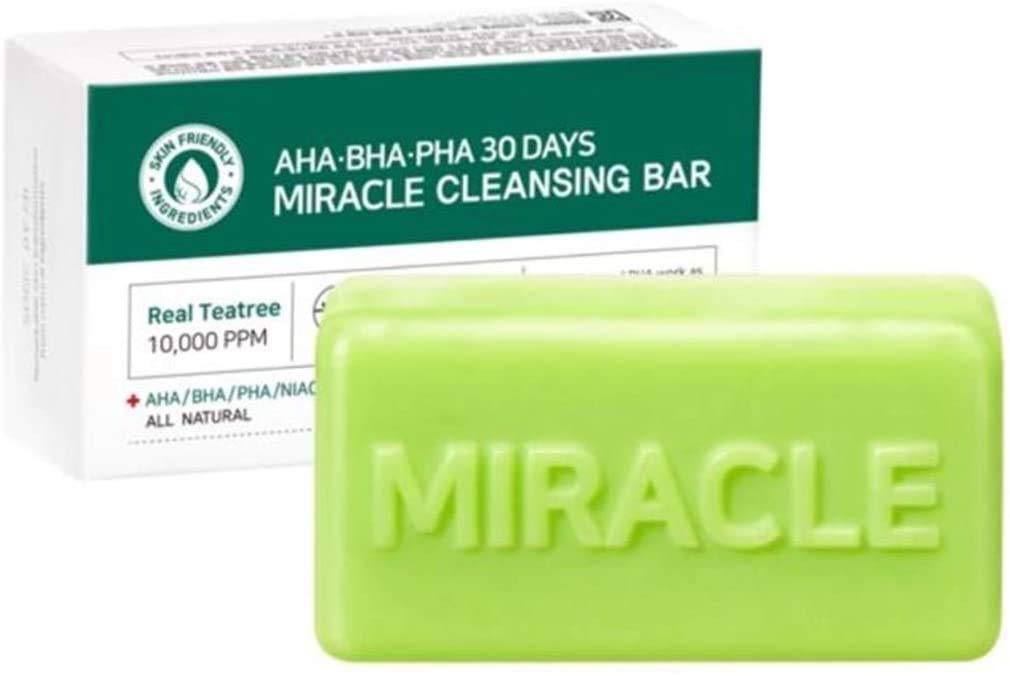 [Limpiador para acné en barra] SOMEBYMI AHA BHA PHA 30 Days Miracle Cleansing Bar