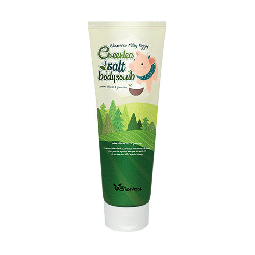 [Exfoliante corporal] Elizavecca Greentea Salt Body Scrub 300ml (Tube Type)