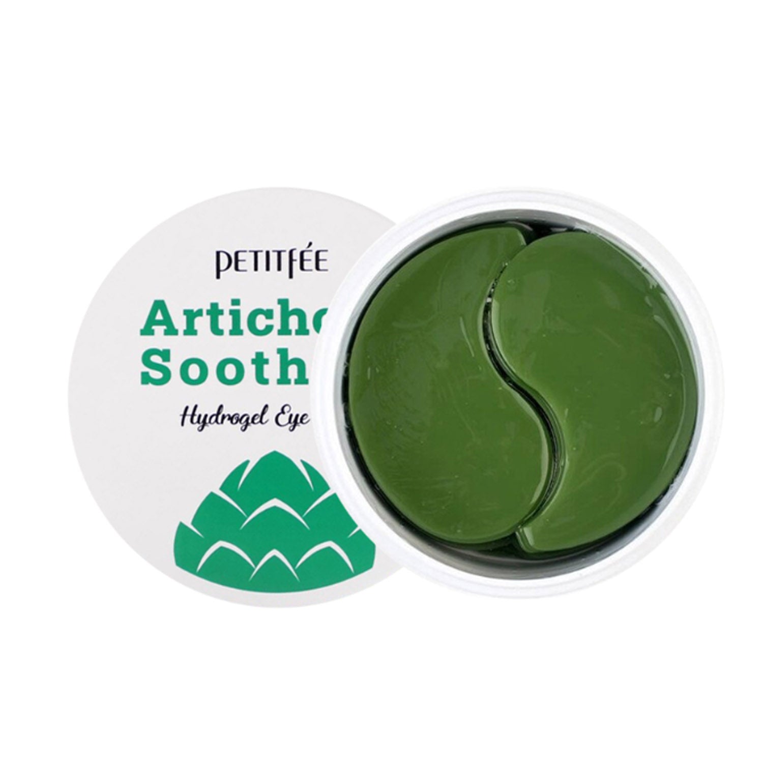 [Mascarilla contorno de ojos] Petitfee Artichoke Soothing Hydrogel Eye Mask (60ea)