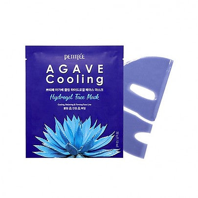 [Mascarilla facial] Petitfee Agave Cooling Hydrogel Face Mask (5ea)