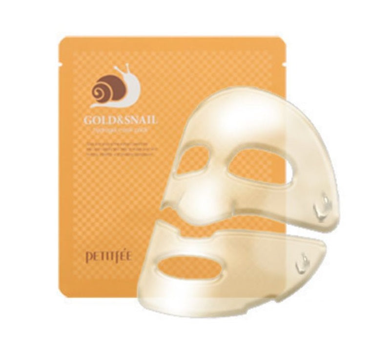 [Mascarilla contorno de ojos] Petitfee Gold & Snail Sheet Mask Pack (5ea)