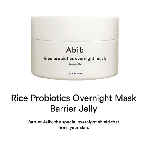 [Mascarilla facial] Abib Rice Probiotics Overnight Mask Barrier Jelly 80ml
