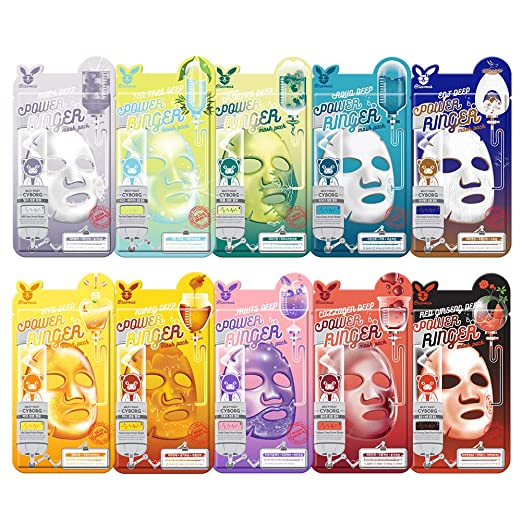 [Mascarilla facial] Elizavecca Deep Power Ringer Sheet Mask (12 types)