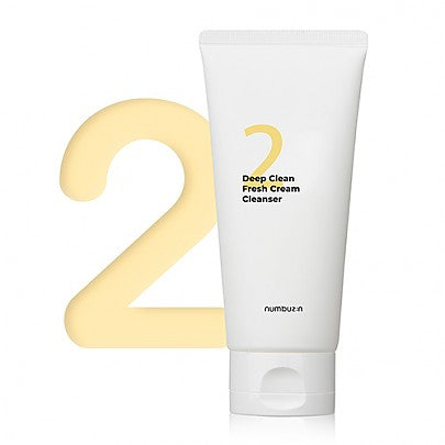 [Limpiador facial] numbuzin No.2 Deep Clean Fresh Cream Cleanser 120ml