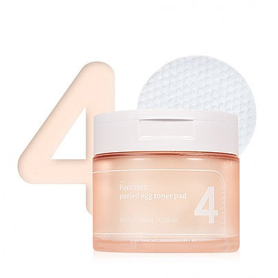[Almohadillas de tónico] numbuzin No.4 Pore Zero Peeled Egg Toner Pad (190ml *70ea)